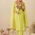 Women Ethnic Motifs Embroidered Regular Thread Work Liva Kurta with Trousers & With Dupatta