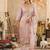 Women Regular Thread Work Kurta with Trousers & With Dupatta