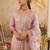 Women Regular Thread Work Kurta with Trousers & With Dupatta