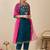 Women Floral Embroidered Regular Thread Work Kurta with Trousers & With Dupatta