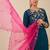 Women Floral Embroidered Regular Thread Work Kurta with Trousers & With Dupatta