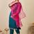 Women Floral Embroidered Regular Thread Work Kurta with Trousers & With Dupatta