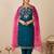 Women Floral Embroidered Regular Thread Work Kurta with Trousers & With Dupatta
