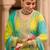 Women Printed Tiered Thread Work Kurta with Sharara & With Dupatta