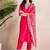 Women Ethnic Motifs Regular Thread Work Kurta with Trousers & With Dupatta