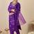 Women Ethnic Motifs Embroidered Regular Kurta with Trousers & With Dupatta