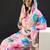 Women Floral Printed Regular Thread Work Kurta with Trousers & With Dupatta