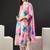 Women Floral Printed Regular Thread Work Kurta with Trousers & With Dupatta