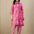 Women Floral Printed Regular Pure Cotton Kurta with Trousers