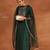 Women Ethnic Motifs Embroidered Regular Chanderi Silk Kurta with Trousers & With Dupatta
