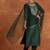 Women Ethnic Motifs Embroidered Regular Chanderi Silk Kurta with Trousers & With Dupatta