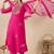 Women Floral Embroidered Regular Thread Work Kurta with Trousers & With Dupatta