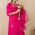 Women Floral Embroidered Regular Thread Work Kurta with Trousers & With Dupatta