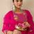 Women Floral Embroidered Regular Thread Work Kurta with Trousers & With Dupatta