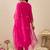 Women Floral Embroidered Regular Thread Work Kurta with Trousers & With Dupatta