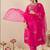 Women Floral Embroidered Regular Thread Work Kurta with Trousers & With Dupatta