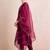 Women Ethnic Motifs Embroidered Pleated Thread Work Liva Kurta with Trousers & With Dupatta