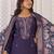 Women Floral Embroidered Regular Thread Work Kurta with Trousers & With Dupatta