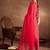 Women Ethnic Motifs Printed Thread Work Silk Chiffon Kurta with Trouser & Dupatta