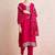 Women Ethnic Motifs Embroidered Regular Sequinned Kurta with Trousers & With Dupatta