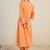 Women Ethnic Motifs Embroidered Panelled Thread Work Pure Cotton Kurta with Trousers