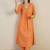 Women Ethnic Motifs Embroidered Panelled Thread Work Pure Cotton Kurta with Trousers