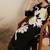 Women Floral Printed Regular Thread Work Kurta with Trousers