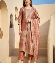 Women Regular Kurta with Trousers & With Dupatta