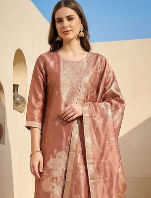 Women Regular Kurta with Trousers & With Dupatta 2