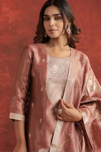 Women Regular Kurta with Trousers & With Dupatta