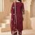 Women Ethnic Motifs Embroidered Thread Work Kurta with Trousers & With Dupatta