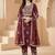 Women Ethnic Motifs Embroidered Thread Work Kurta with Trousers & With Dupatta