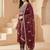 Women Ethnic Motifs Embroidered Thread Work Kurta with Trousers & With Dupatta