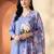 Women Yoke Design Regular Thread Work Kurta with Trousers & With Dupatta