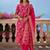Women Floral Regular Chanderi Silk Kurta with Trousers & With Dupatta
