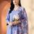 Women Floral Regular Thread Work Kurta with Trousers & With Dupatta