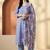 Women Floral Regular Thread Work Kurta with Trousers & With Dupatta