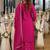 Women Ethnic Motifs Embroidered Regular Thread Work Kurta with Palazzos & With Dupatta
