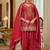 Women Ethnic Motifs Embroidered Regular Kurta with Palazzos & With Dupatta