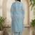 Women Floral Embroidered Regular Thread Work Kurta with Trousers & With Dupatta