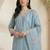 Women Floral Embroidered Regular Thread Work Kurta with Trousers & With Dupatta