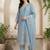 Women Floral Embroidered Regular Thread Work Kurta with Trousers & With Dupatta