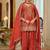 Women Ethnic Motifs Embroidered Regular Kurta with Palazzos & With Dupatta