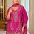 Women Ethnic Motifs Embroidered Regular Thread Work Kurta with Palazzos & With Dupatta