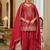 Women Ethnic Motifs Embroidered Regular Kurta with Palazzos & With Dupatta