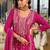 Women Ethnic Motifs Embroidered Regular Thread Work Kurta with Palazzos & With Dupatta