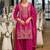 Women Ethnic Motifs Embroidered Regular Thread Work Kurta with Palazzos & With Dupatta