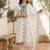 Women Ethnic Motifs Embroidered Regular Thread Work Pure Cotton Kurta with Trousers & With Dupatta