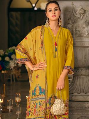 Women Ethnic Motifs Printed Regular Kurta with Trousers & With Dupatta 2