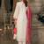 Women Ethnic Motifs Dyed Regular Thread Work Kurta with Trousers & With Dupatta